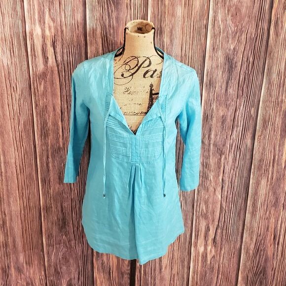 3 for $25 Tommy Bahama 100% Linen Shirt - Picture 1 of 8